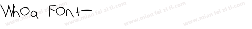 Whoa Font字体转换